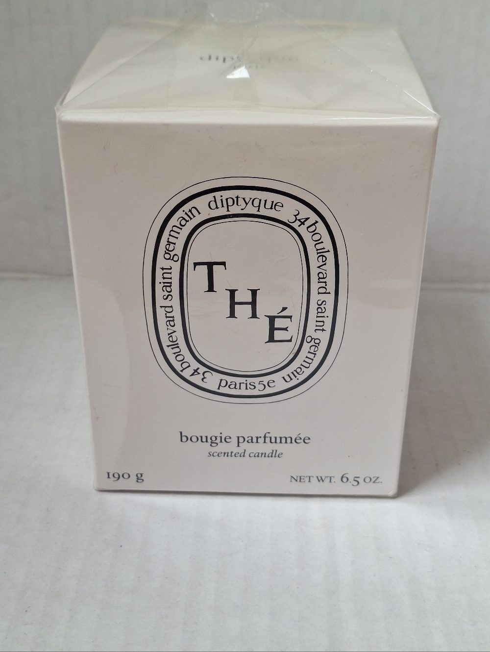 New Sealed Box 190gm/6.5oz DIPTYQUE The Scented Candle Bougie Parfumee Candle
